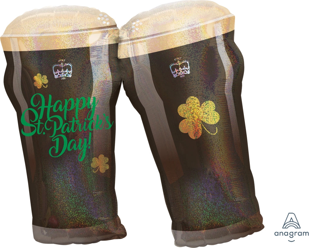 28" St. Patty's Beer Glasses