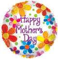 18" Mother's Day Multicolored Flowers