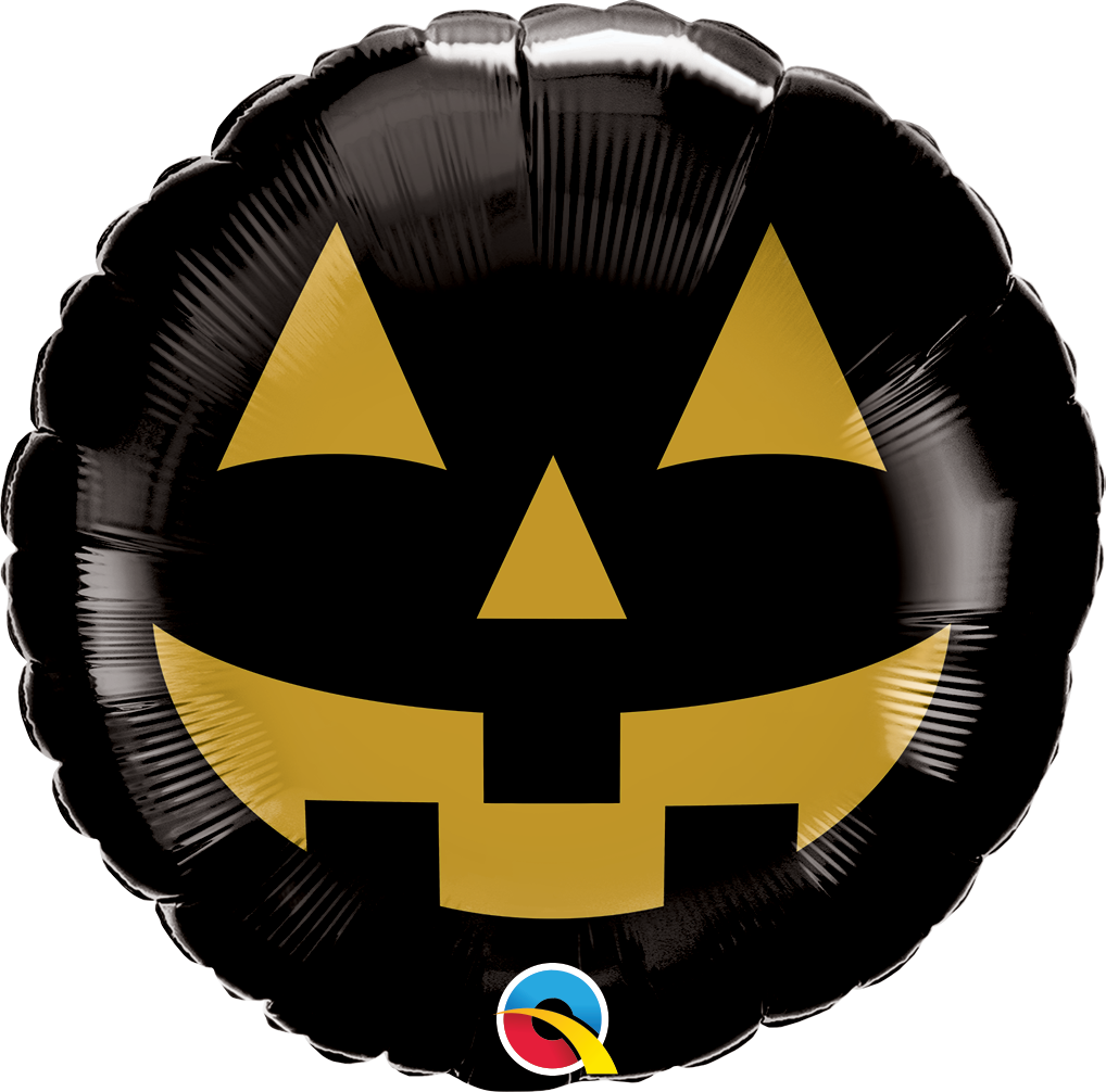 18" Jack-Face Black & Gold