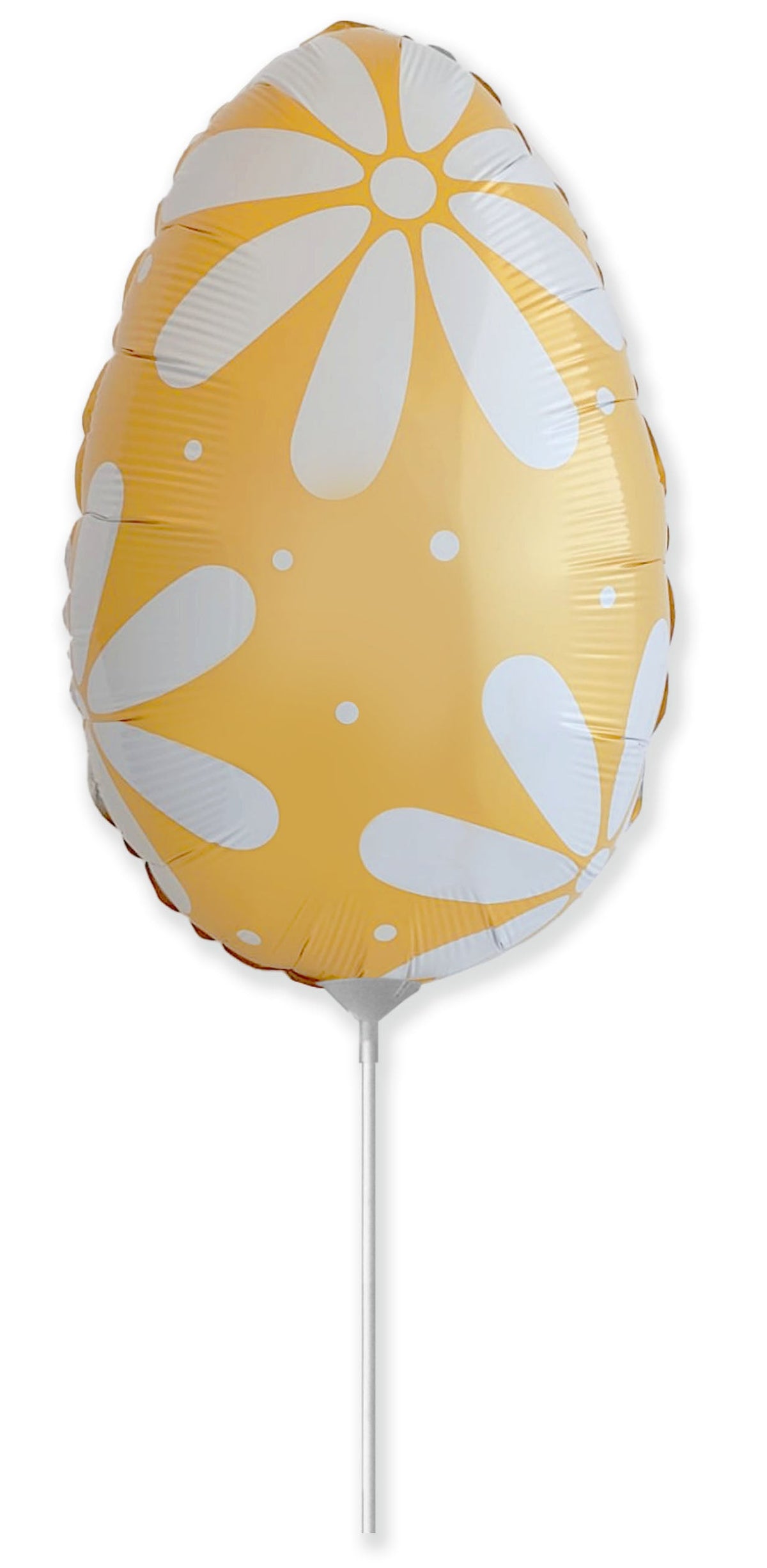 11" Easter Egg Yellow Mini Foil