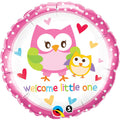 18" Welcome Little One Owls