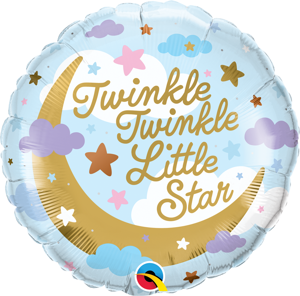 18" Round Twinkle Little Star