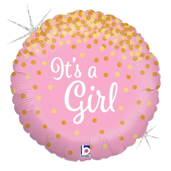 18" Glittering Baby Girl