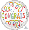 18" Congrats Swirls