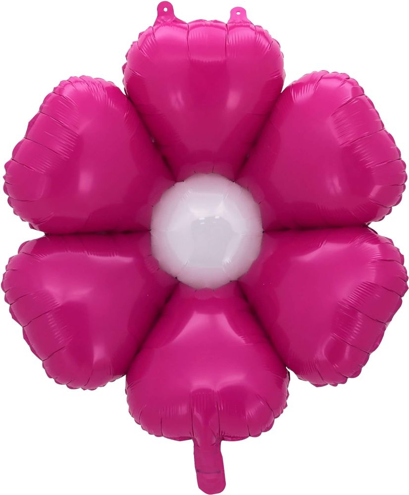 28" Fuchsia Daisy Foil