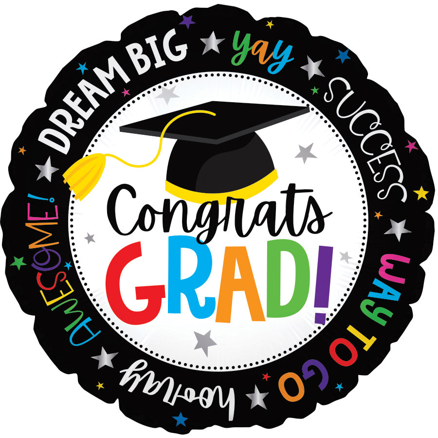 17" Dream Big Grad! Foil