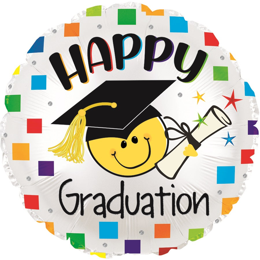 17" Happy Graduation Foil