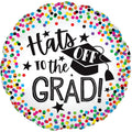 17" Hats Off To Grad Foil