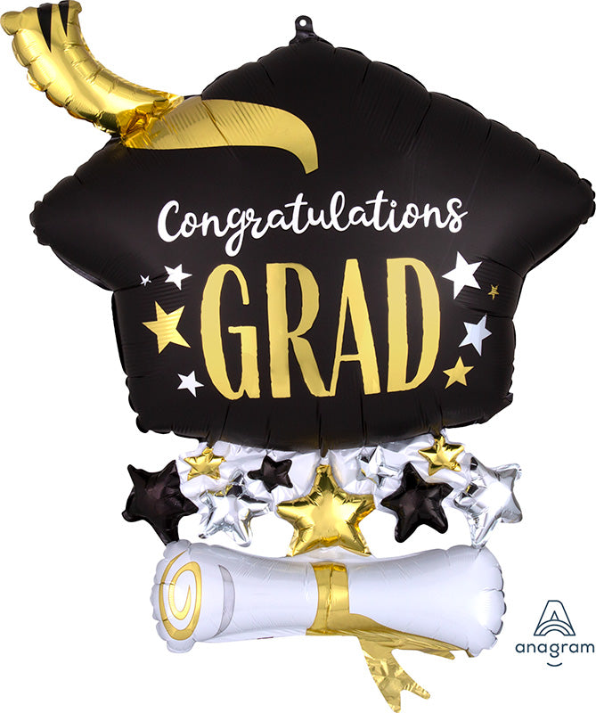 25" Cap & Diploma Foil