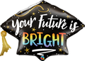 41" Shape Your Future is Bright Grad Cap Foil