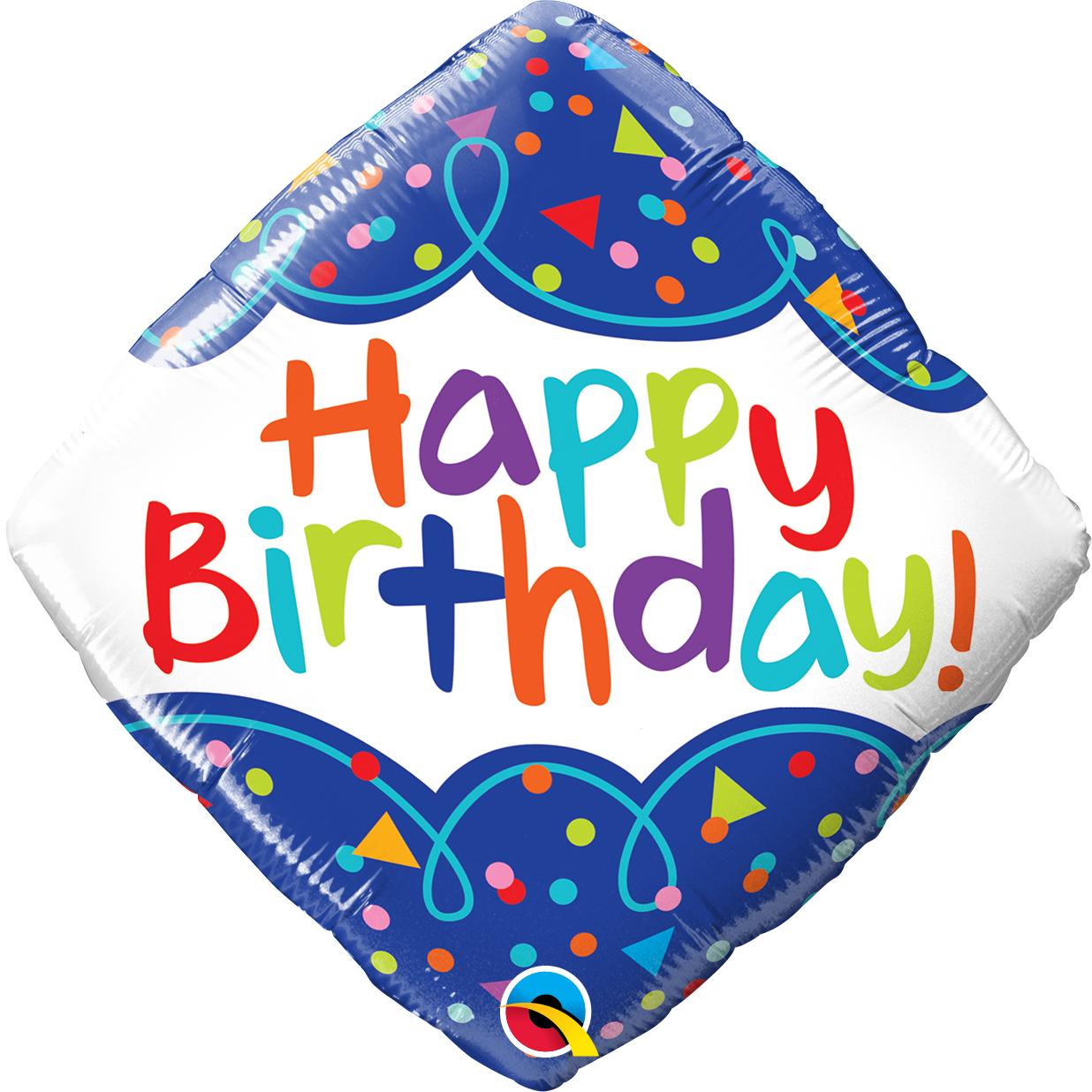 18" Diamond Birthday Scribble