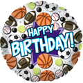 18" Happy Birthday Sports