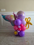 Personalized Birthday Balloon Stack