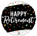 18" Happy Retirement Foil