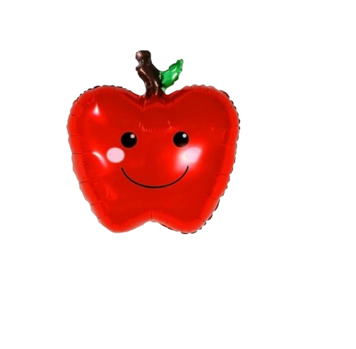 21" Cute Apple Foil