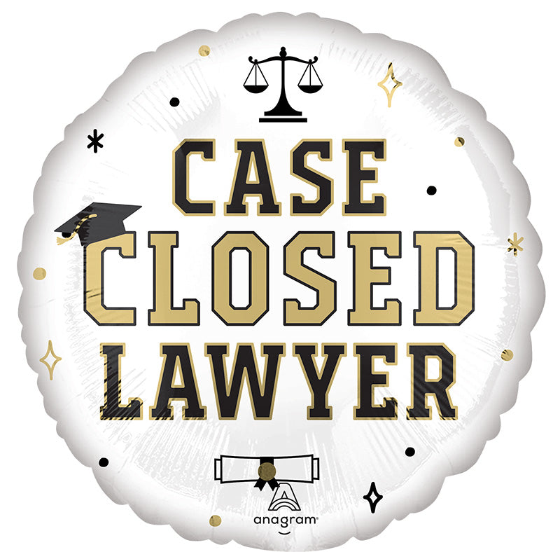 18" Case Closed Lawyer Foil