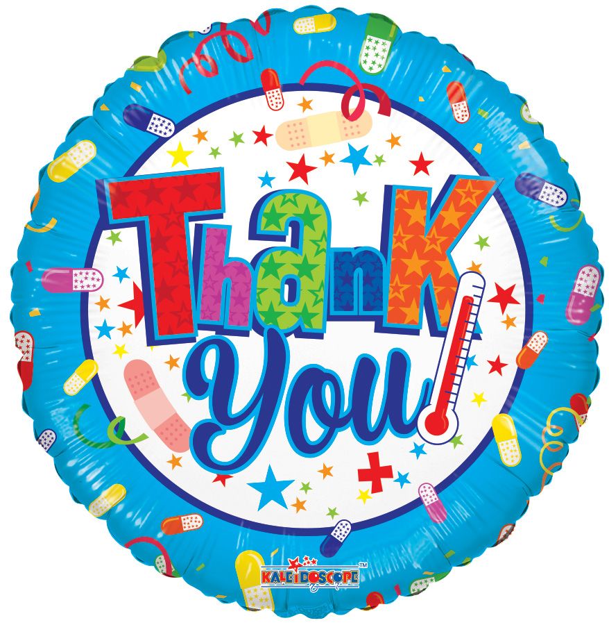18" Thank You! Health Foil