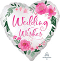 18" Satin Wedding Wishes