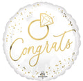 White Gold Wedding Congrats