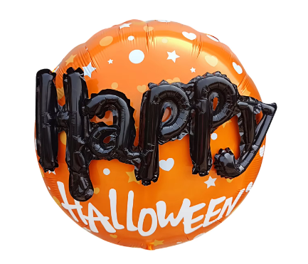 22" 3D Happy Halloween - Orange