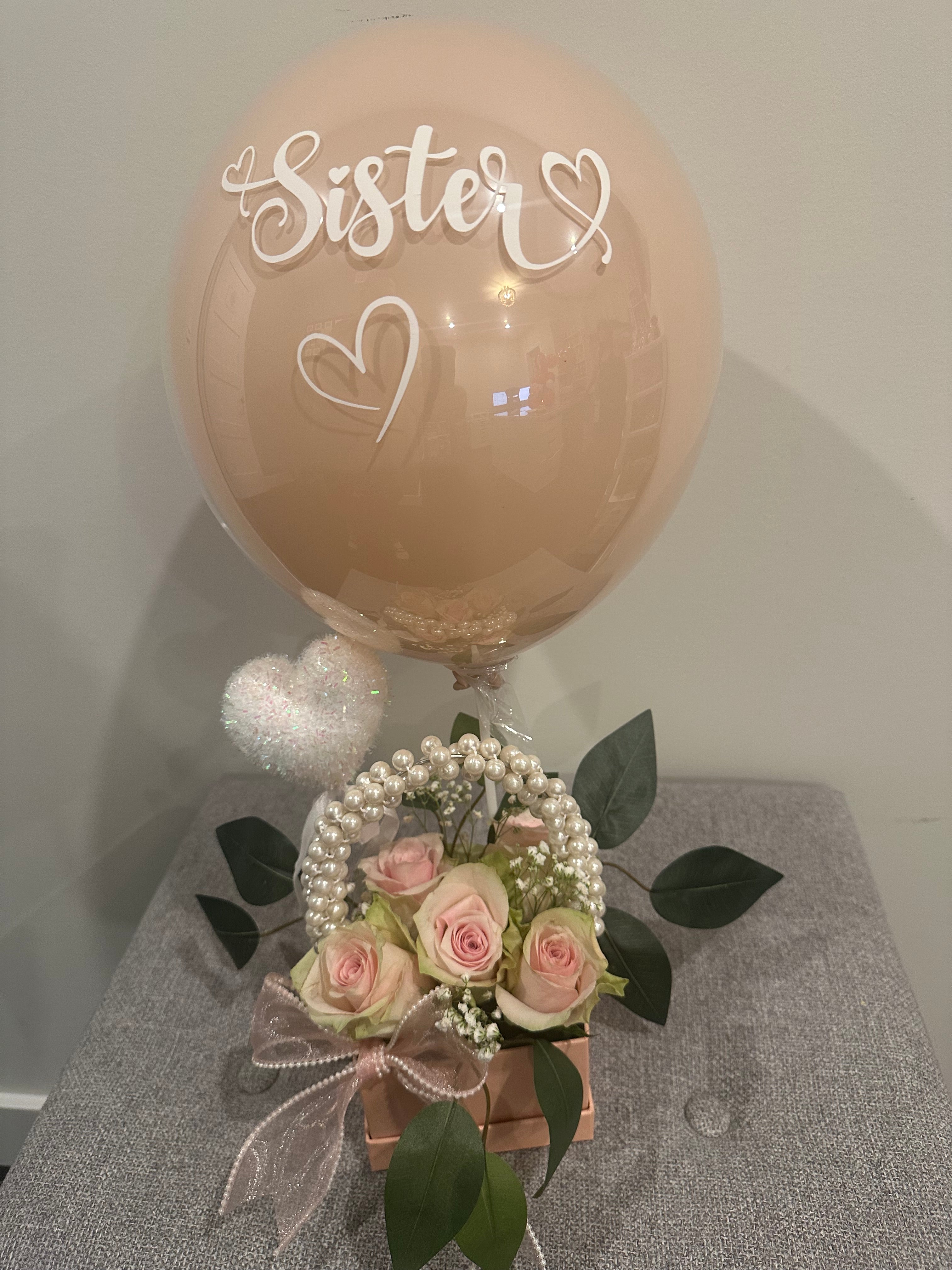 Valentine's Day Pearl Handle Box w/Roses