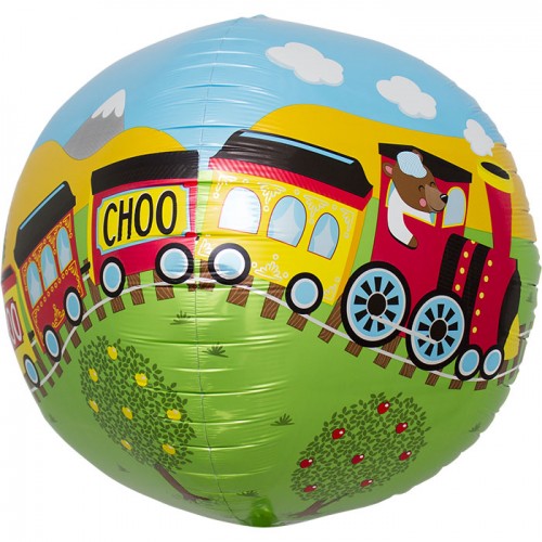 17" Choo Choo Train Sphere Foil