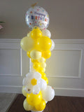 Birthday Daisy Balloon Stack