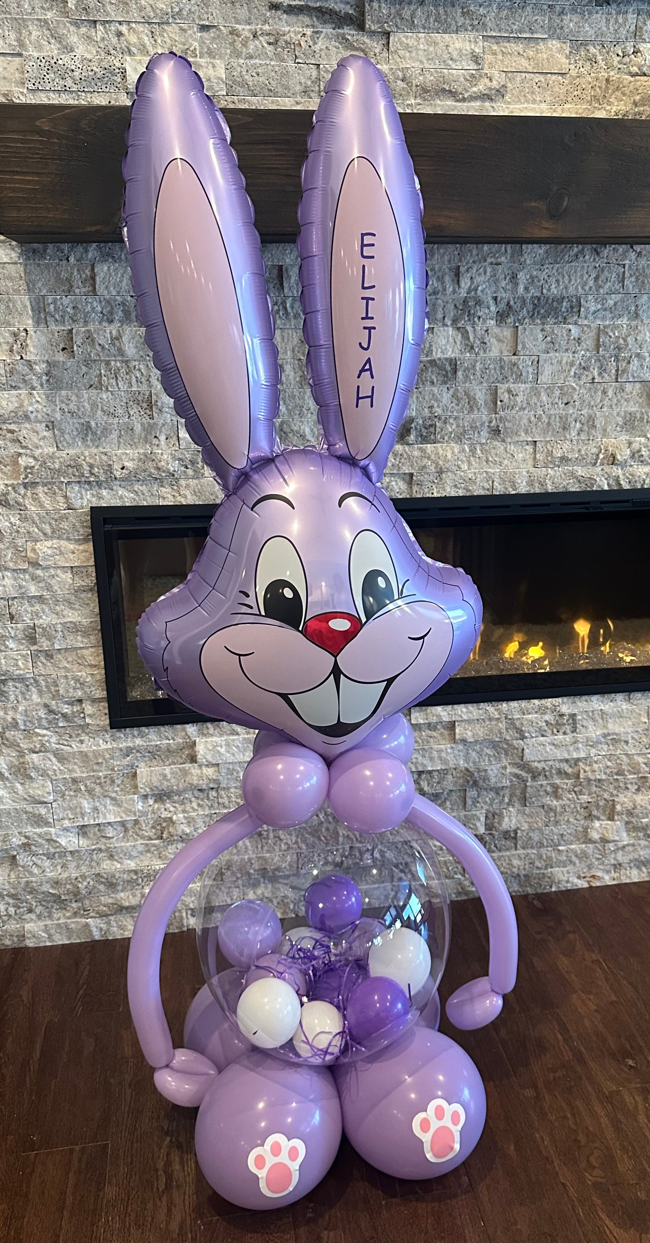 Easter Stuffed Balloon Bunny
